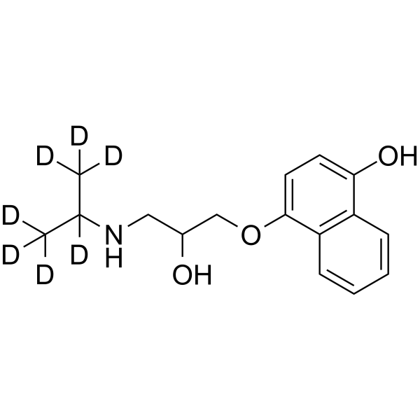 4-Hydroxypropranolol-d7 ((±)-4-Hydroxypropranolol-d7) 1219908-86-7